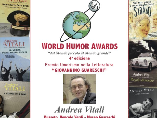 Premio Guareschi 2019 assegnato ad Andrea Vitali