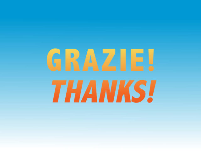 GRAZIE!