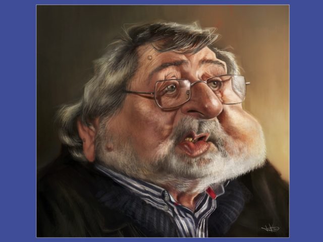 Francesco Guccini visto da 80 caricaturisti